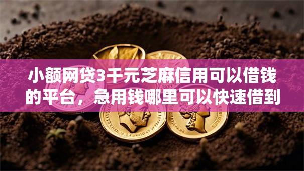 小额网贷3千元芝麻信用可以借钱的平台,急用钱哪里可以快速借到的7个平台介绍 小额网贷3千元芝麻信用可以借钱的平台,急用钱哪里可以快速借到的7个平台介绍