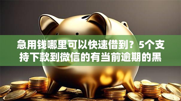 急用钱哪里可以快速借到?5个支持下款到微信的有当前逾期的黑户平台能借到钱 急用钱哪里可以快速借到?5个支持下款到微信的有当前逾期的黑户平台能借到钱