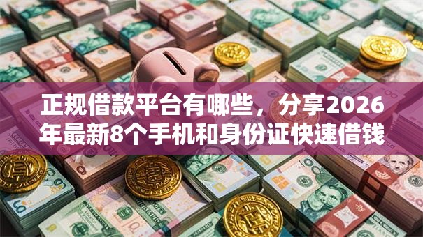 正规借款平台有哪些,分享2026年最新8个手机和身份证快速借钱平台 正规借款平台有哪些,分享2026年最新8个手机和身份证快速借钱平台