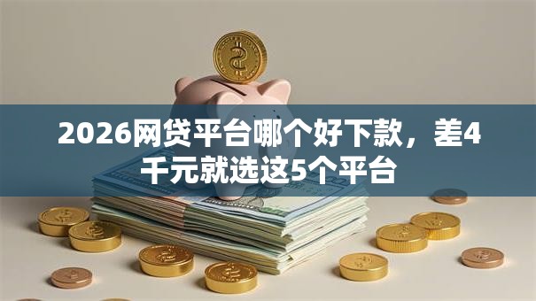 2026网贷平台哪个好下款，差4千元就选这5个平台