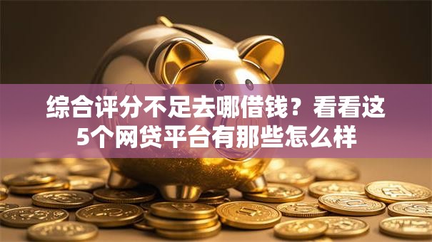 综合评分不足去哪借钱？看看这5个网贷平台有那些怎么样