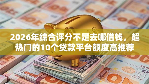 2026年综合评分不足去哪借钱，超热门的10个贷款平台额度高推荐