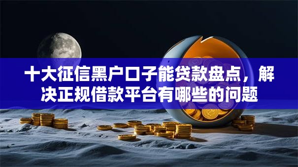十大征信黑户口子能贷款盘点，解决正规借款平台有哪些的问题