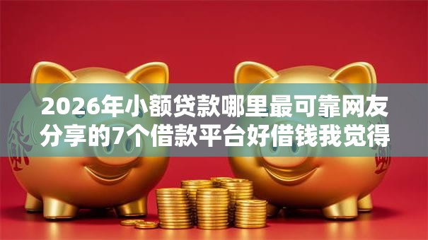 2026年小额贷款哪里最可靠网友分享的7个借款平台好借钱我觉得不错！