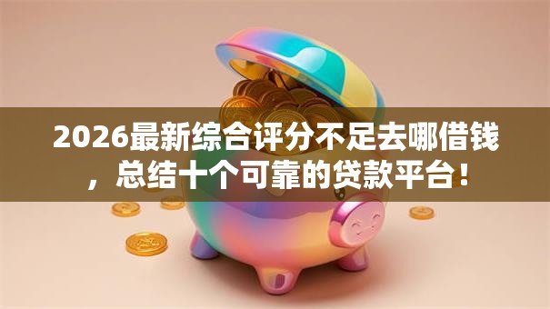 2026最新综合评分不足去哪借钱，总结十个可靠的贷款平台！
