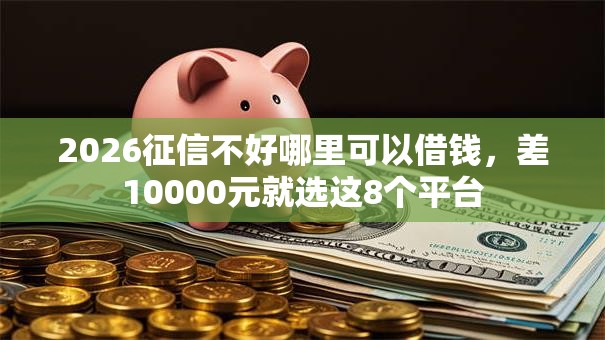 2026征信不好哪里可以借钱，差10000元就选这8个平台