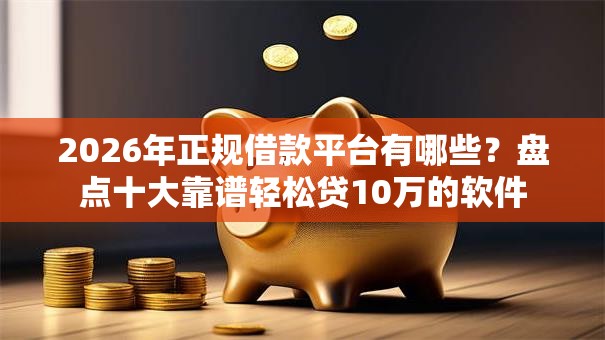 2026年正规借款平台有哪些？盘点十大靠谱轻松贷10万的软件