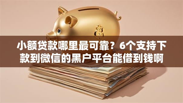 小额贷款哪里最可靠?6个支持下款到微信的黑户平台能借到钱啊急用 小额贷款哪里最可靠?6个支持下款到微信的黑户平台能借到钱啊急用