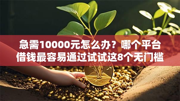 急需10000元怎么办?哪个平台借钱最容易通过试试这8个无门槛平台 急需10000元怎么办?哪个平台借钱最容易通过试试这8个无门槛平台