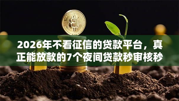 2026年不看征信的贷款平台,真正能放款的7个夜间贷款秒审核秒下款的平台推荐 2026年不看征信的贷款平台,真正能放款的7个夜间贷款秒审核秒下款的平台推荐