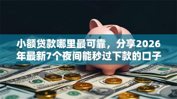 小额贷款哪里最可靠，分享2026年最新7个夜间能秒过下款的口子