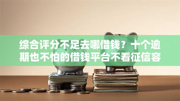 综合评分不足去哪借钱？十个逾期也不怕的借钱平台不看征信容易通过