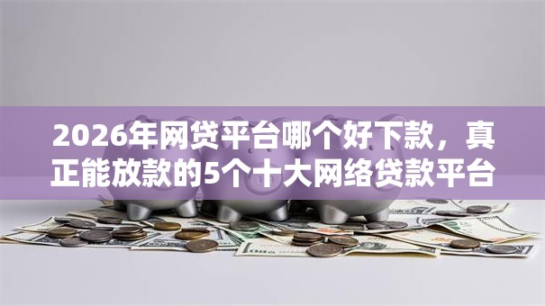 2026年网贷平台哪个好下款，真正能放款的5个十大网络贷款平台排名不分先后推荐