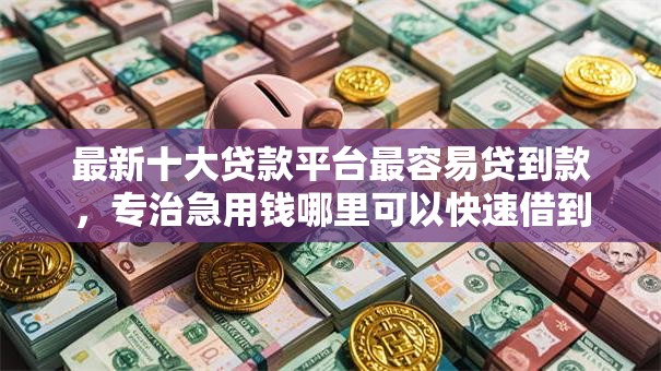 最新十大贷款平台最容易贷到款，专治急用钱哪里可以快速借到