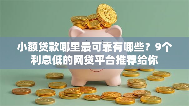 小额贷款哪里最可靠有哪些？9个利息低的网贷平台推荐给你