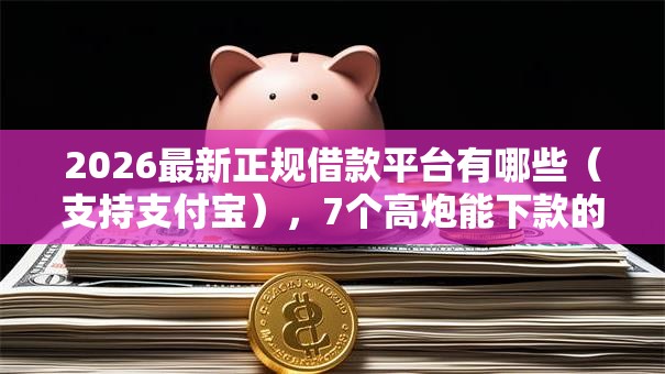 2026最新正规借款平台有哪些（支持支付宝），7个高炮能下款的平台无私分享