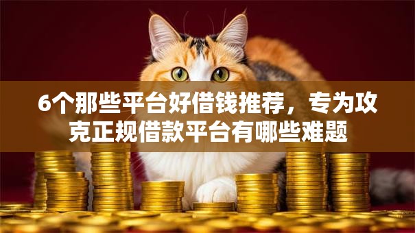 6个那些平台好借钱推荐,专为攻克正规借款平台有哪些难题 6个那些平台好借钱推荐,专为攻克正规借款平台有哪些难题