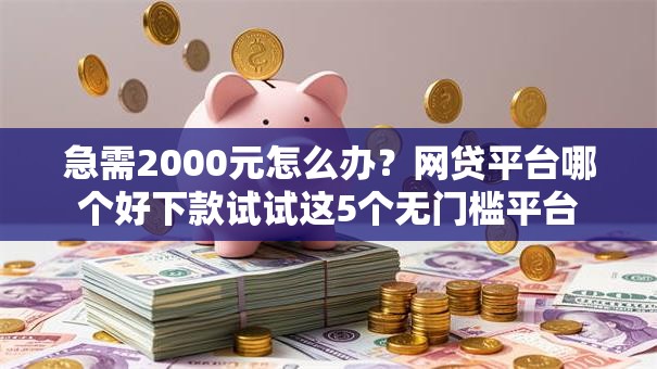 急需2000元怎么办?网贷平台哪个好下款试试这5个无门槛平台 急需2000元怎么办?网贷平台哪个好下款试试这5个无门槛平台