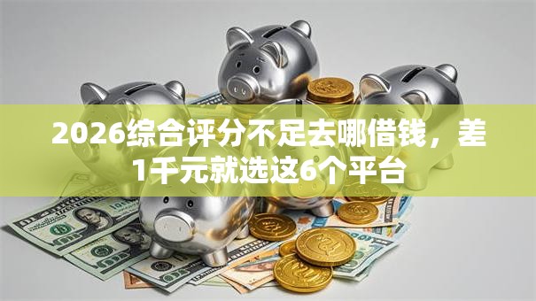 2026综合评分不足去哪借钱，差1千元就选这6个平台