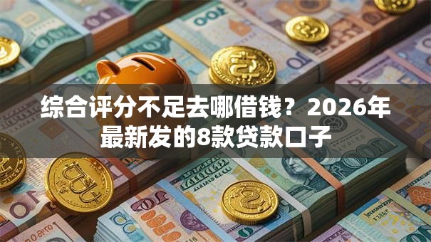 综合评分不足去哪借钱？2026年最新发的8款贷款口子