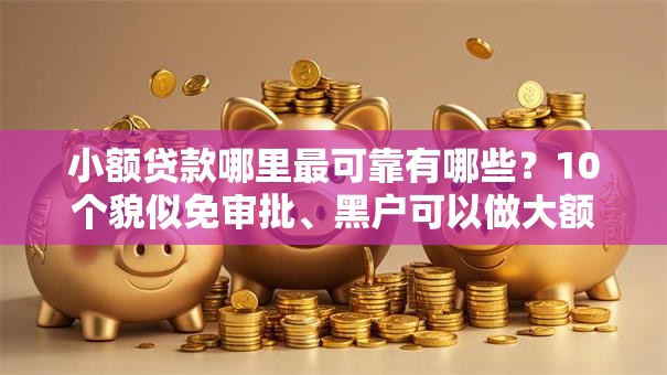 小额贷款哪里最可靠有哪些？10个貌似免审批、黑户可以做大额贷款软件合集