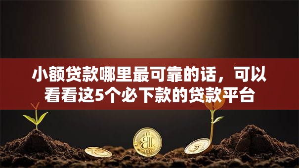 小额贷款哪里最可靠的话,可以看看这5个必下款的贷款平台 小额贷款哪里最可靠的话,可以看看这5个必下款的贷款平台