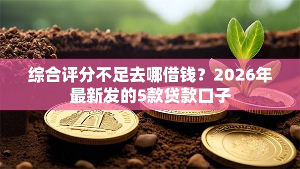 综合评分不足去哪借钱?2026年最新发的5款贷款口子 综合评分不足去哪借钱?2026年最新发的5款贷款口子
