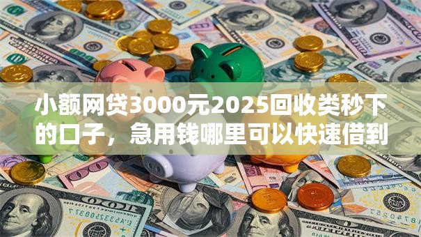 小额网贷3000元2025回收类秒下的口子，急用钱哪里可以快速借到的7个平台介绍