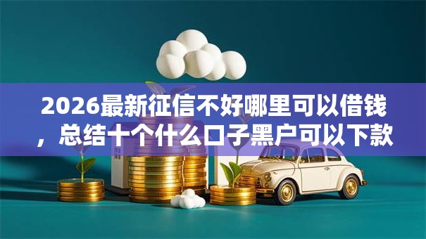 2026最新征信不好哪里可以借钱，总结十个什么口子黑户可以下款！