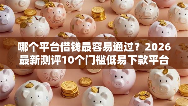 哪个平台借钱最容易通过?2026最新测评10个门槛低易下款平台 哪个平台借钱最容易通过?2026最新测评10个门槛低易下款平台