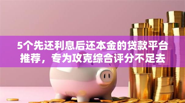 5个先还利息后还本金的贷款平台推荐，专为攻克综合评分不足去哪借钱难题