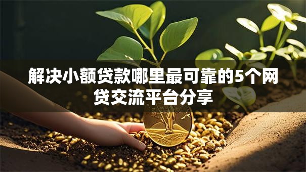 解决小额贷款哪里最可靠的5个网贷交流平台分享