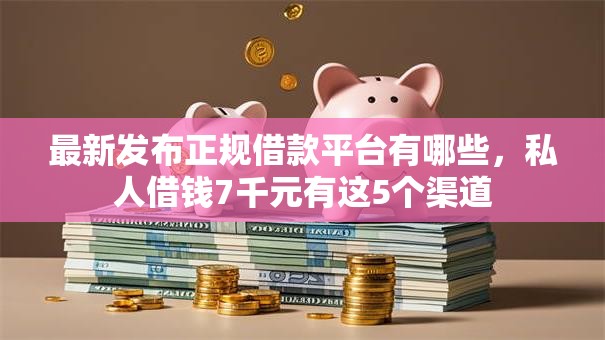最新发布正规借款平台有哪些，私人借钱7千元有这5个渠道