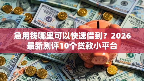 急用钱哪里可以快速借到?2026最新测评10个贷款小平台 急用钱哪里可以快速借到?2026最新测评10个贷款小平台