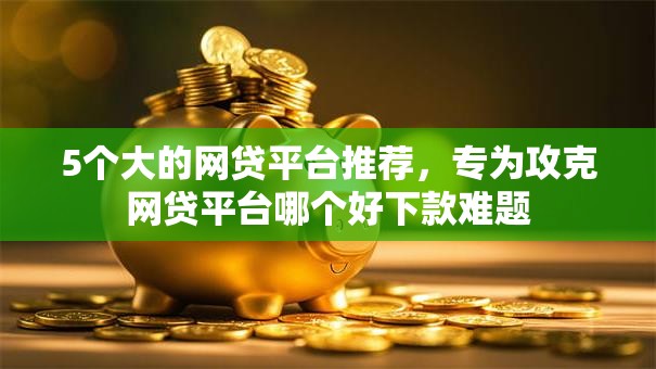 5个大的网贷平台推荐，专为攻克网贷平台哪个好下款难题