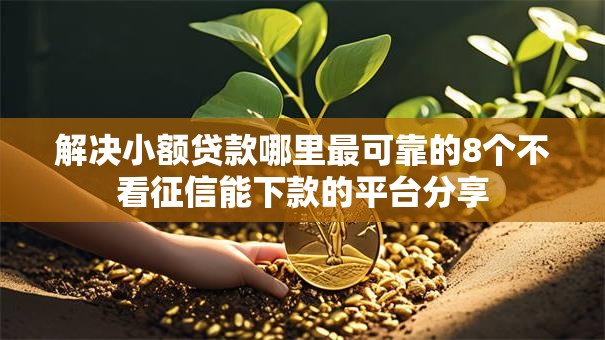 解决小额贷款哪里最可靠的8个不看征信能下款的平台分享 解决小额贷款哪里最可靠的8个不看征信能下款的平台分享