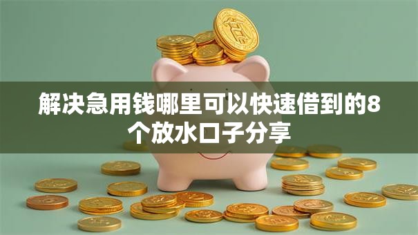 解决急用钱哪里可以快速借到的8个放水口子分享 解决急用钱哪里可以快速借到的8个放水口子分享