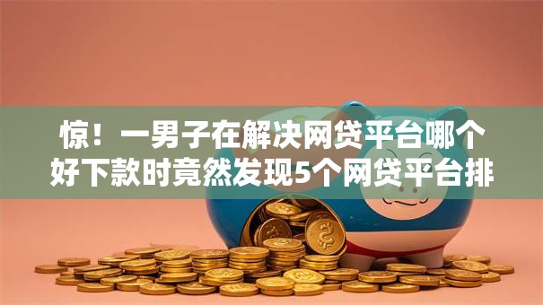 惊!一男子在解决网贷平台哪个好下款时竟然发现5个网贷平台排行,事后分享了出来 惊!一男子在解决网贷平台哪个好下款时竟然发现5个网贷平台排行,事后分享了出来