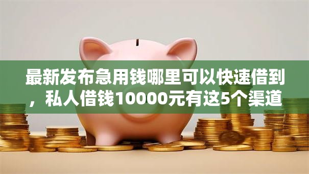 最新发布急用钱哪里可以快速借到,私人借钱10000元有这5个渠道 最新发布急用钱哪里可以快速借到,私人借钱10000元有这5个渠道