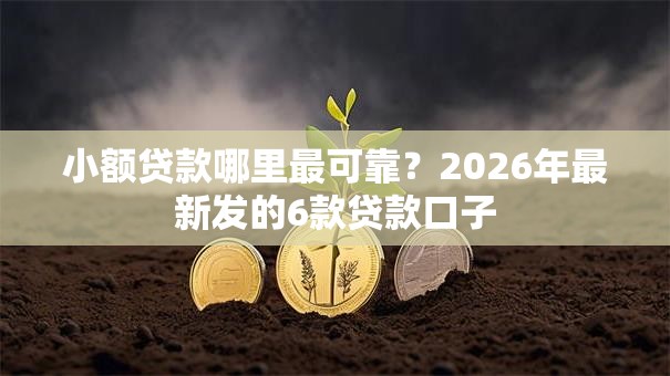 小额贷款哪里最可靠？2026年最新发的6款贷款口子