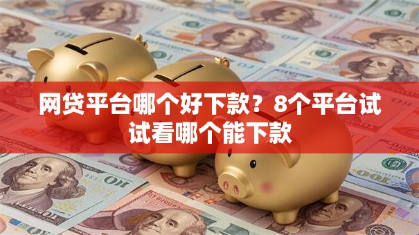 网贷平台哪个好下款？8个平台试试看哪个能下款