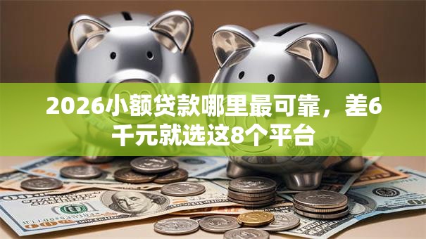 2026小额贷款哪里最可靠，差6千元就选这8个平台