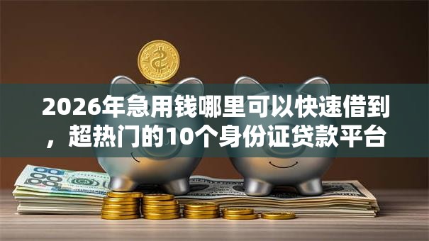 2026年急用钱哪里可以快速借到,超热门的10个身份证贷款平台推荐 2026年急用钱哪里可以快速借到,超热门的10个身份证贷款平台推荐