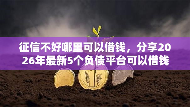 征信不好哪里可以借钱,分享2026年最新5个负债平台可以借钱 征信不好哪里可以借钱,分享2026年最新5个负债平台可以借钱