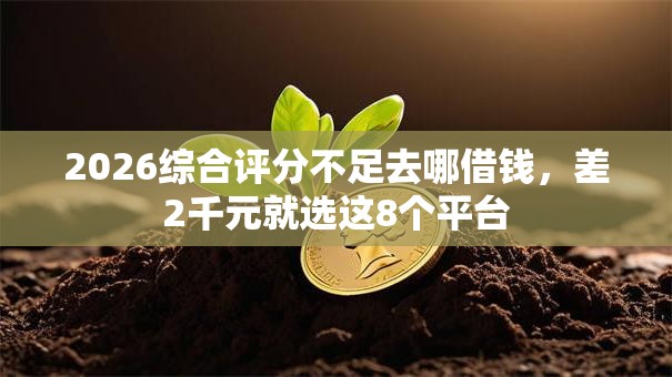 2026综合评分不足去哪借钱,差2千元就选这8个平台 2026综合评分不足去哪借钱,差2千元就选这8个平台