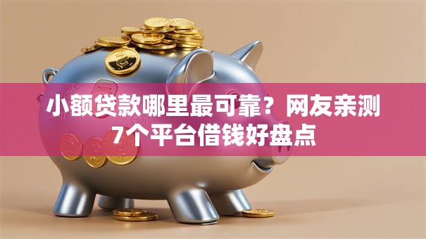 小额贷款哪里最可靠？网友亲测7个平台借钱好盘点