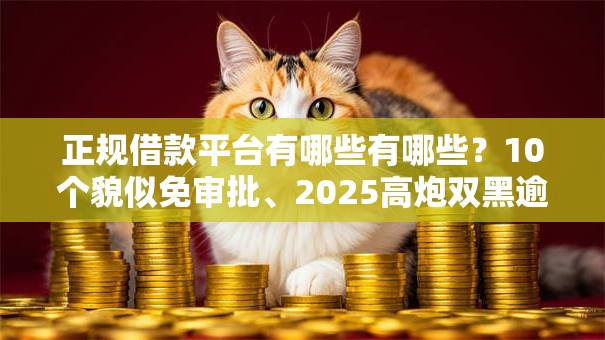 正规借款平台有哪些有哪些?10个貌似免审批、2025高炮双黑逾期必下款口子合集 正规借款平台有哪些有哪些?10个貌似免审批、2025高炮双黑逾期必下款口子合集