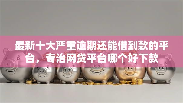 最新十大严重逾期还能借到款的平台，专治网贷平台哪个好下款