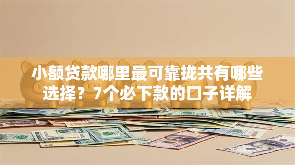 小额贷款哪里最可靠拢共有哪些选择?7个必下款的口子详解 小额贷款哪里最可靠拢共有哪些选择?7个必下款的口子详解