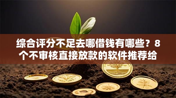 综合评分不足去哪借钱有哪些?8个不审核直接放款的软件推荐给你 综合评分不足去哪借钱有哪些?8个不审核直接放款的软件推荐给你